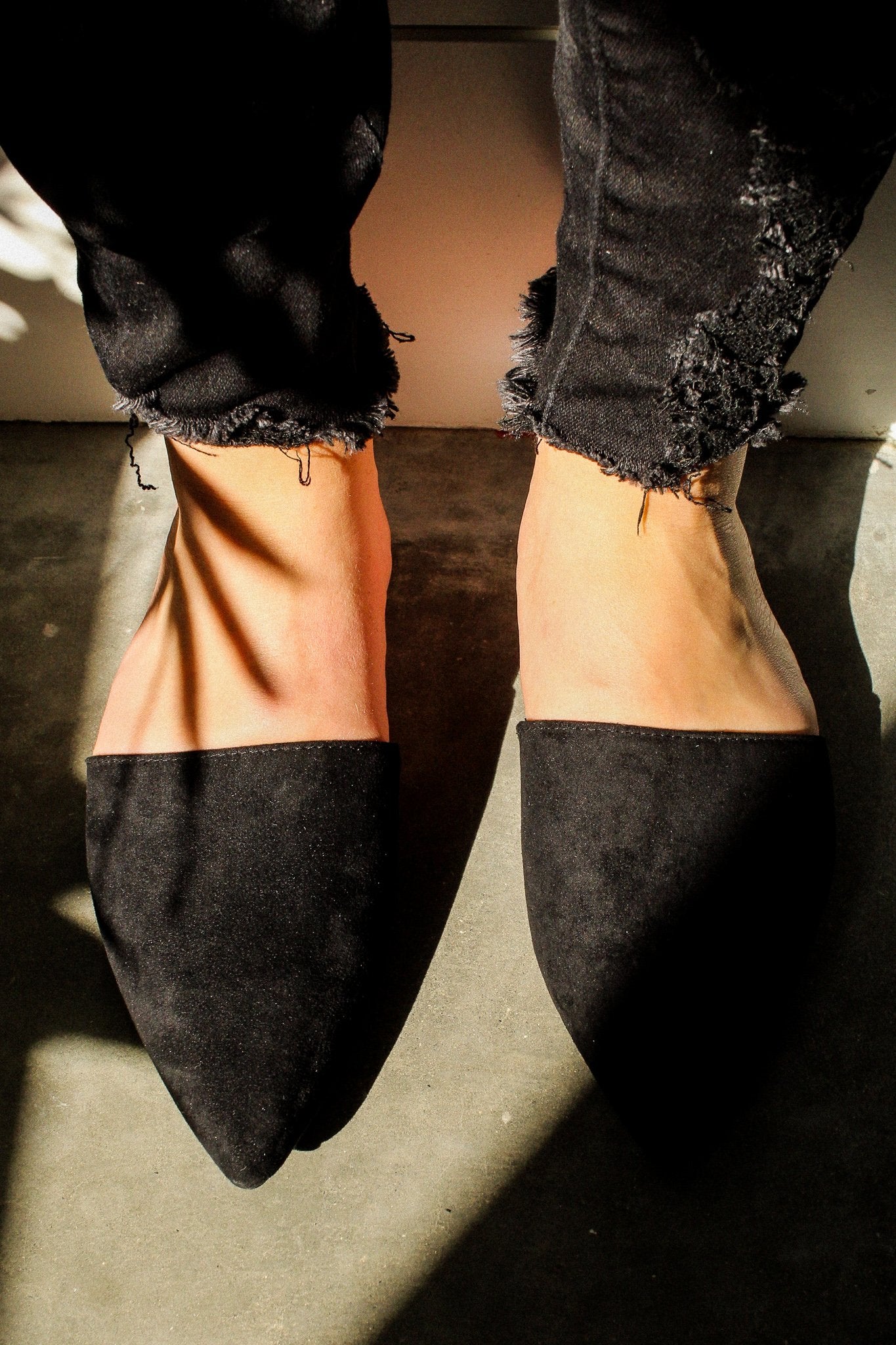 Suede In The Shade Mules