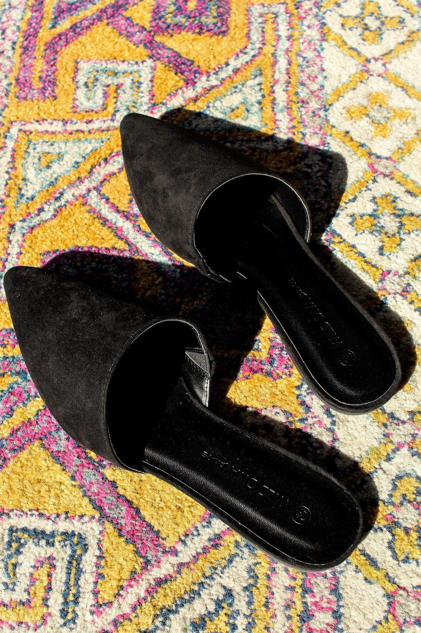 Suede In The Shade Mules