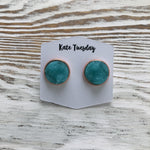 Miami Turquoise Druzy Earrings