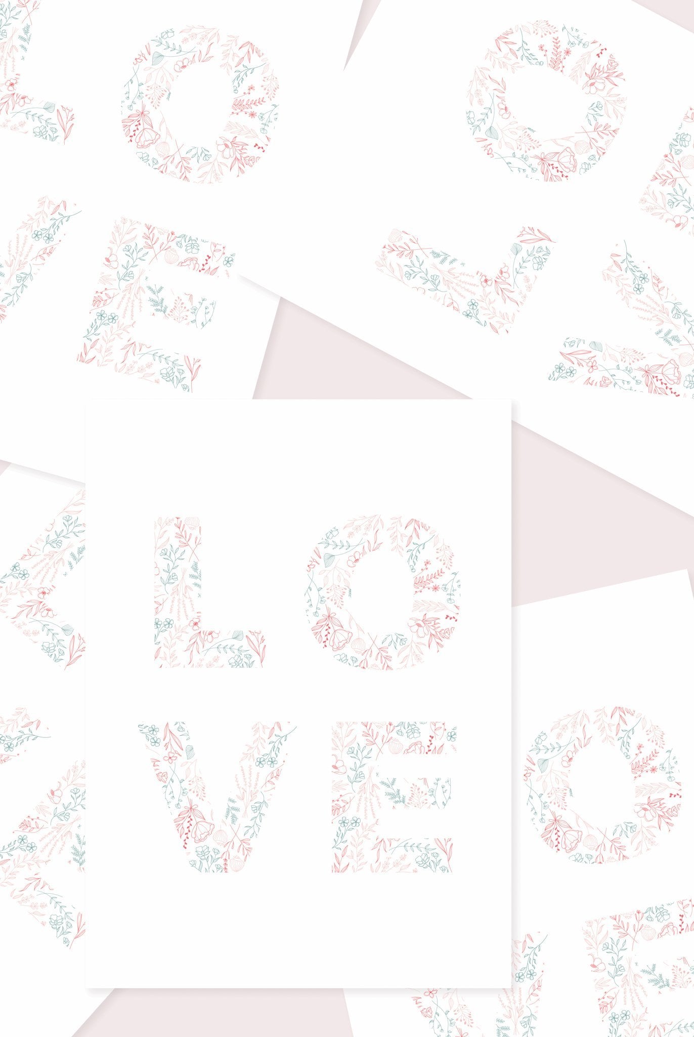 Valentines Day Cards (Set of 5 w/ Envelopes)