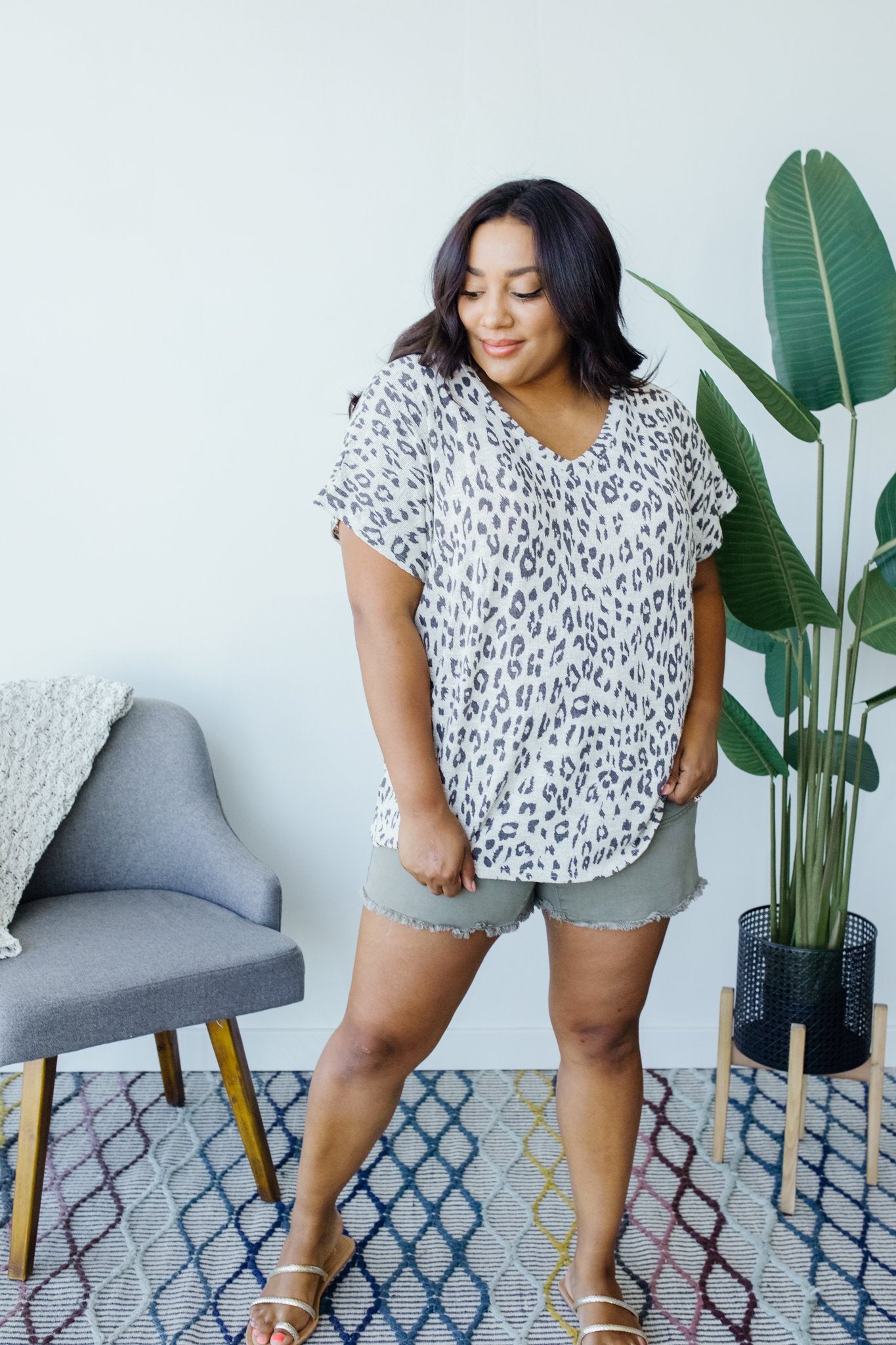 Leap Of Faith V-Neck In Natural
