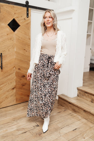 Lilith Maxi Skirt In Animal Print