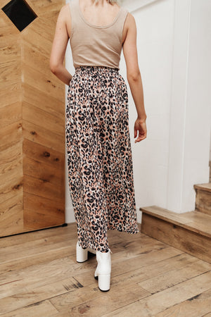 Lilith Maxi Skirt In Animal Print
