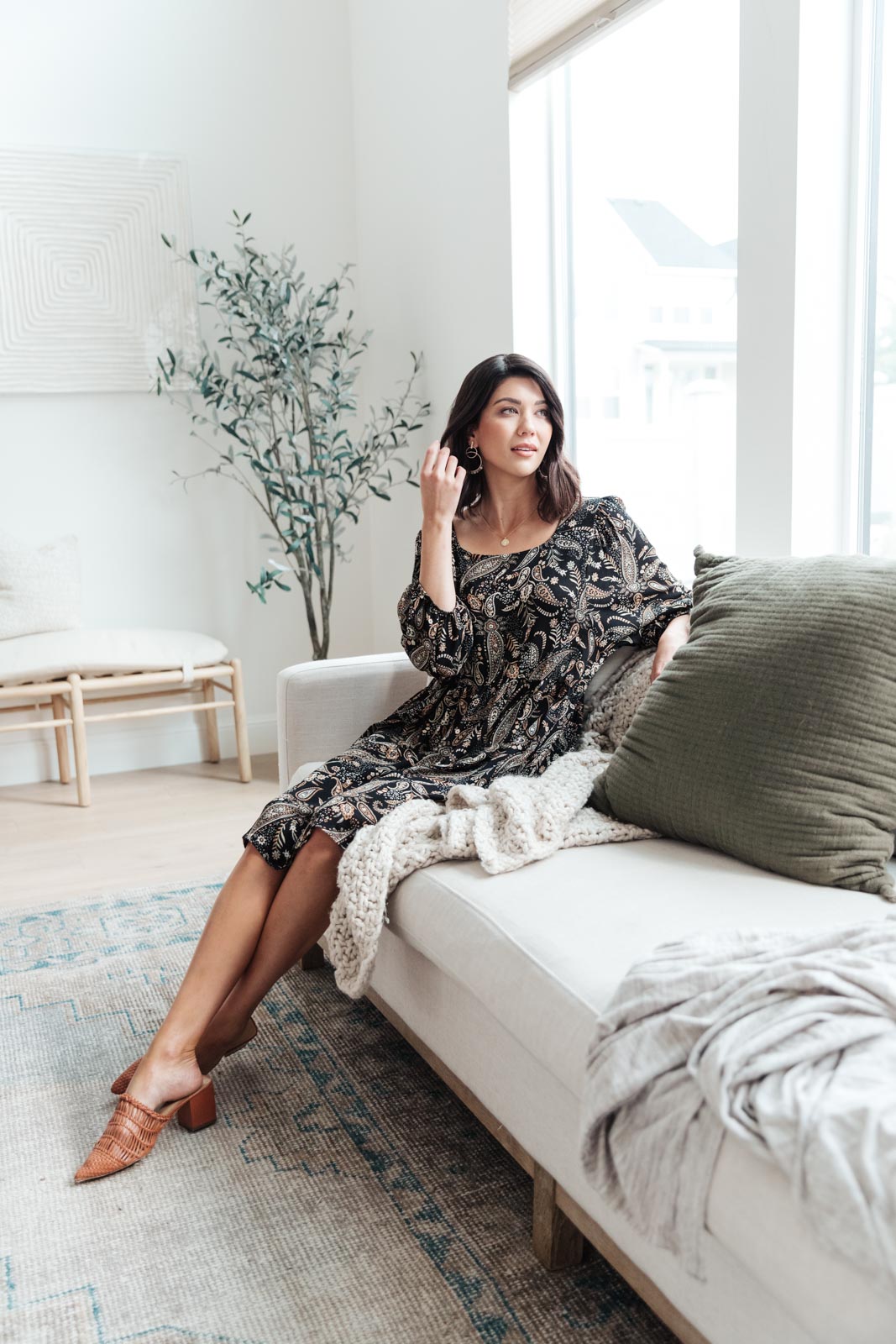 London Paisley Dress