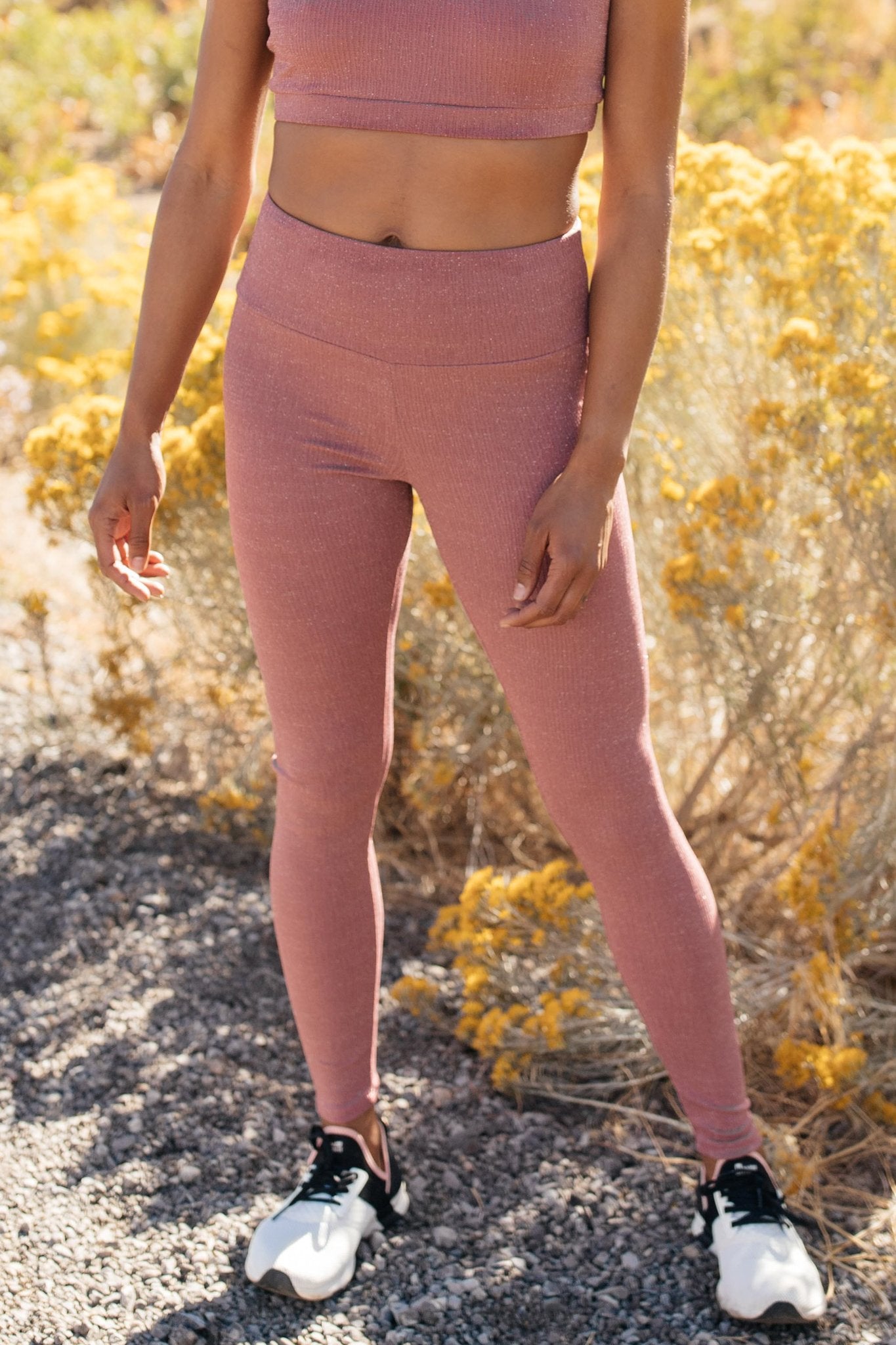 Lucy Lounging Leggings in Mauve