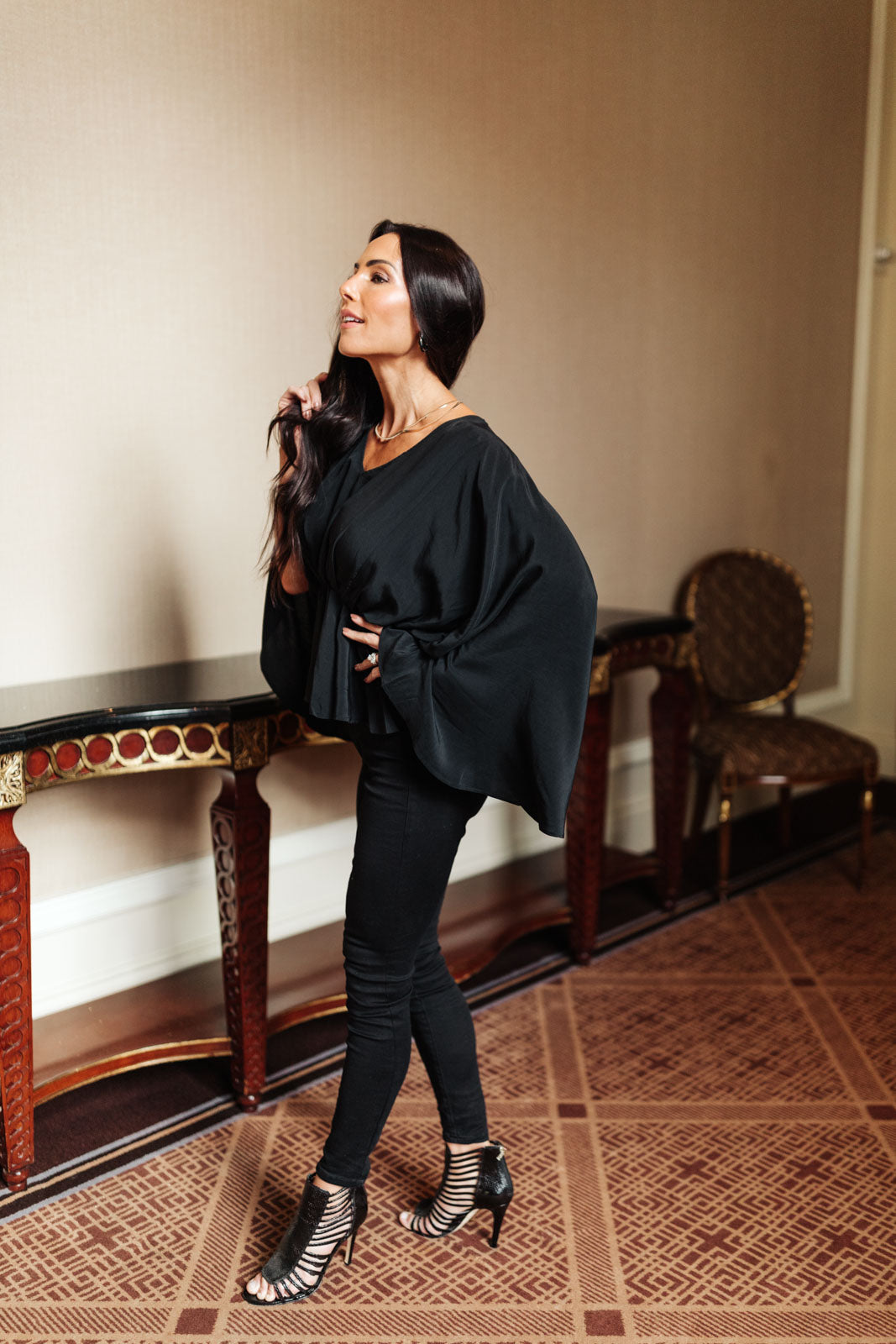 Main Character Moment Top In Dusty Blue