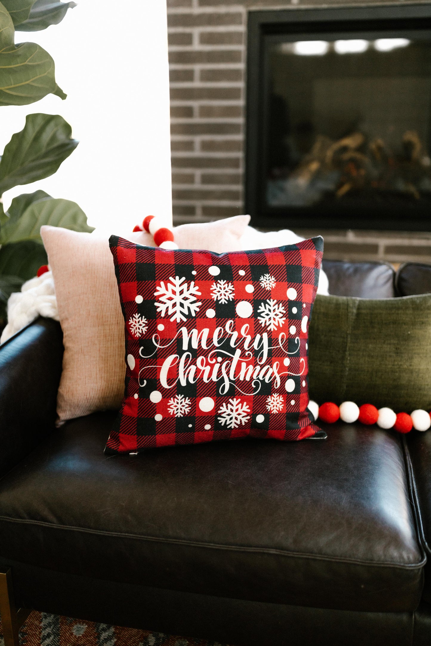 Merry Little Christmas Pillow Case