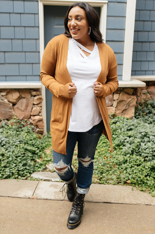 Million Dollar Caramel Cardigan