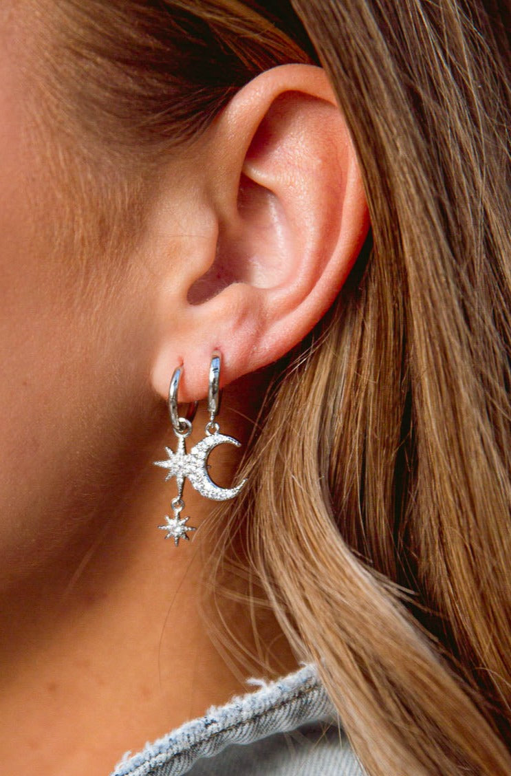 Moon & Stars Earring Set