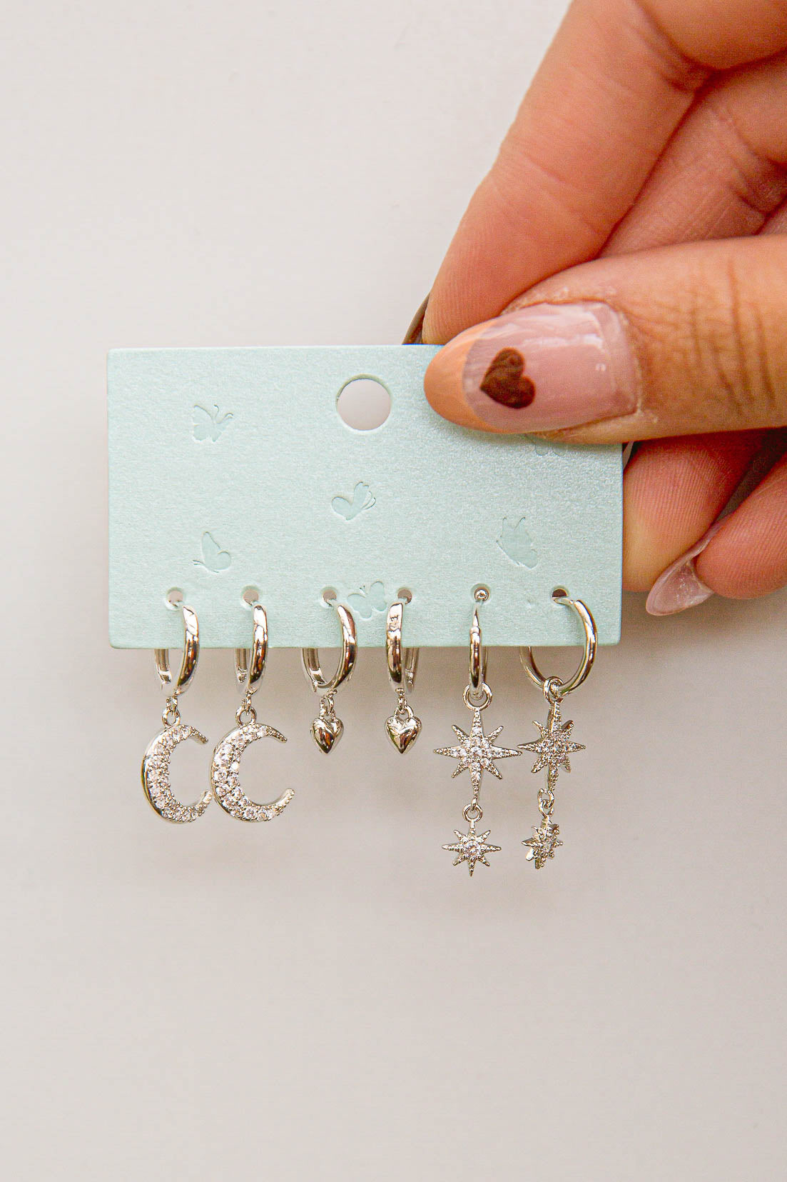 Moon & Stars Earring Set