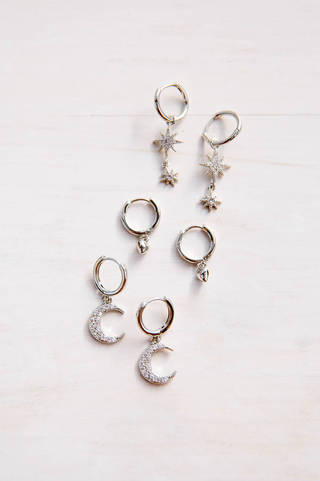 Moon & Stars Earring Set