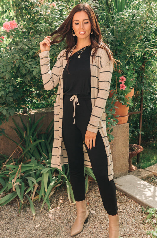 Northside Cardi in Taupe