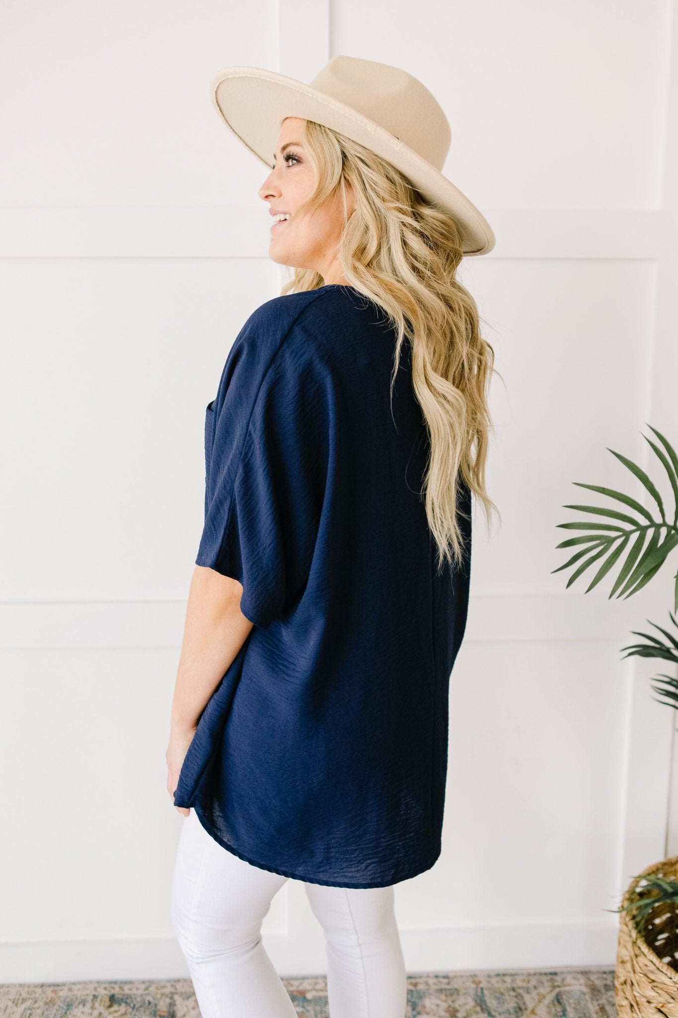 Ocean Breeze Navy Top