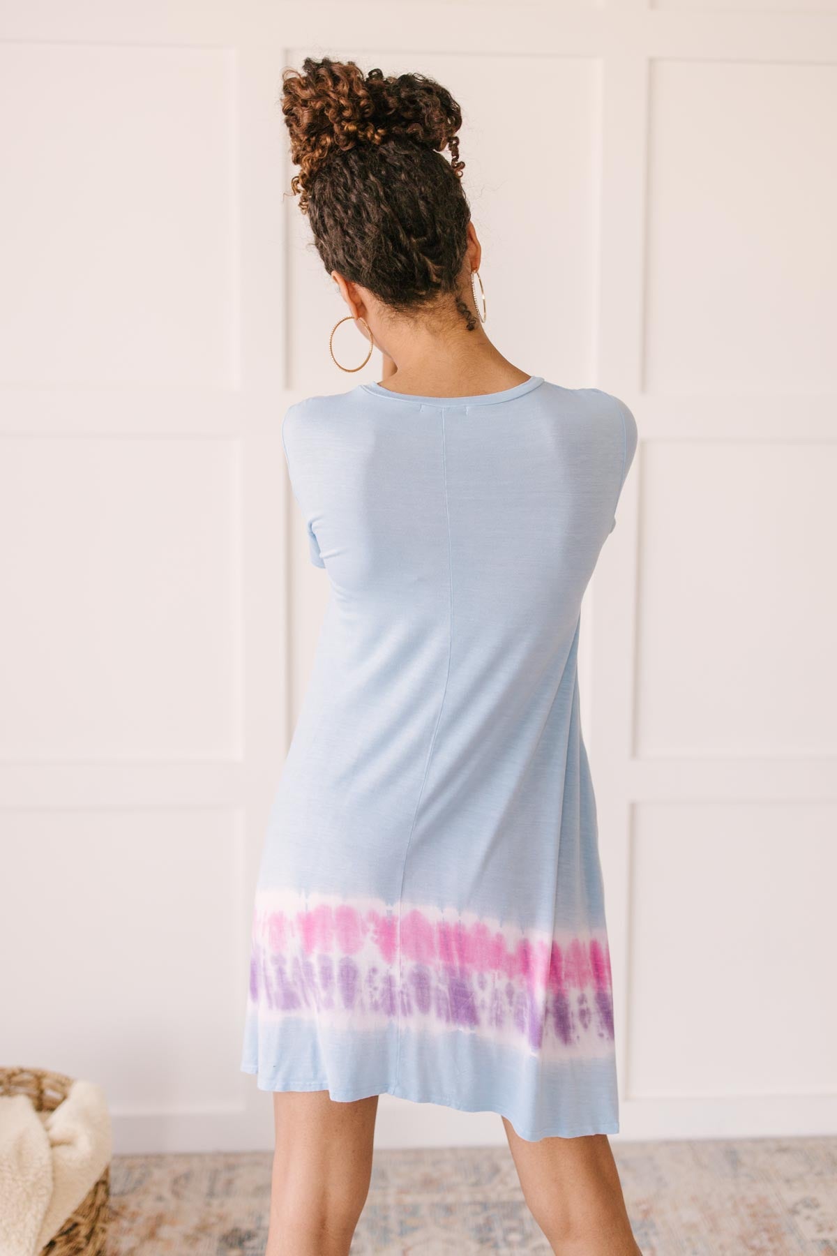 Parallel Lines Tie Dye Dress