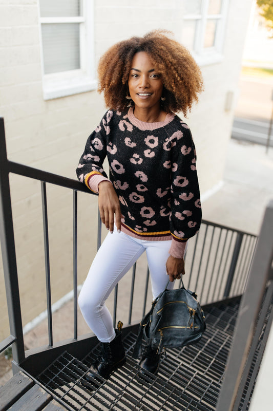 DOORBUSTER Pink Jag Sweater