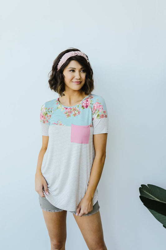 Pocket Of Pink Top