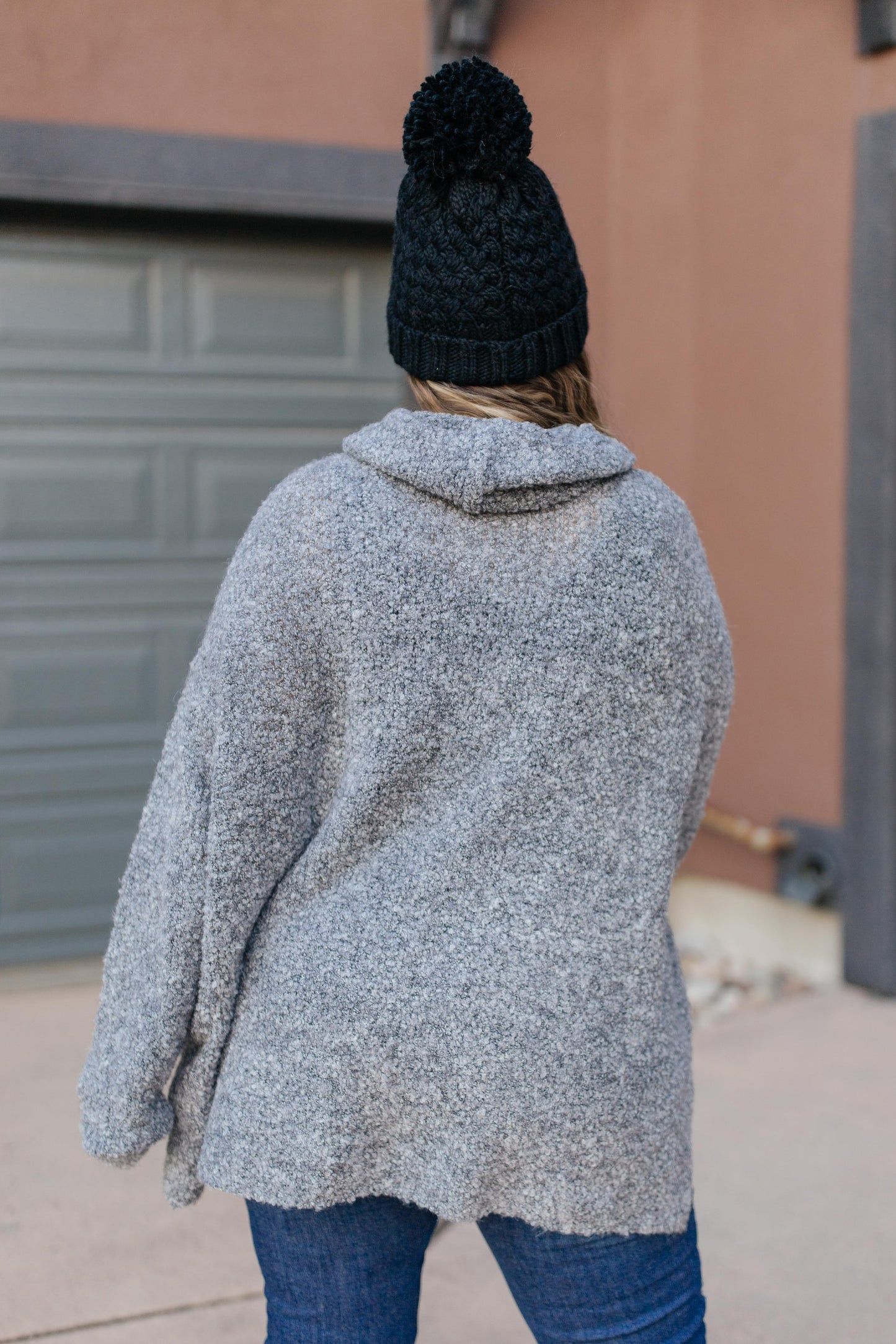 Popcorn And A Movie Sweater in Gray