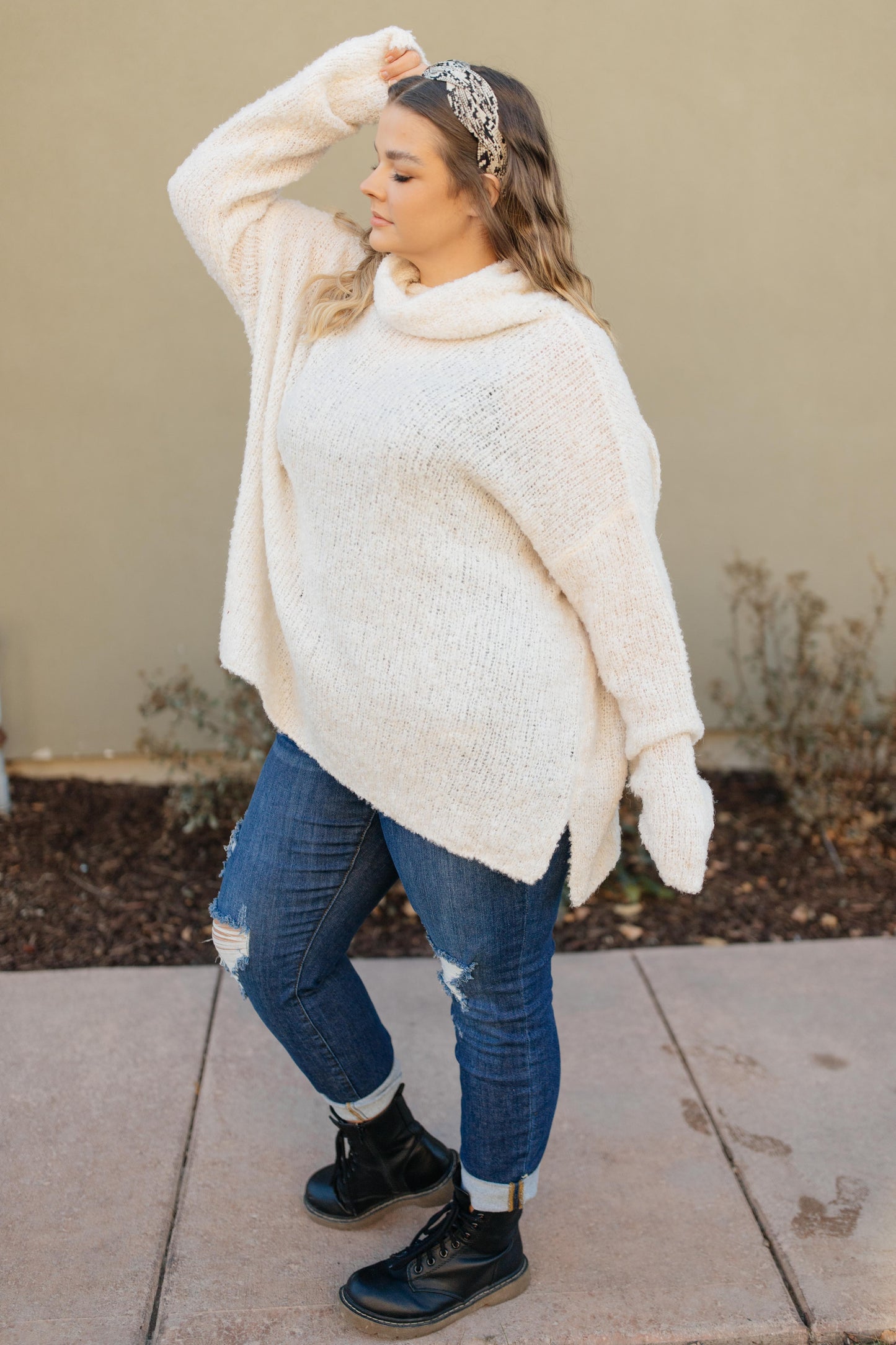 Popcorn And A Movie Sweater in Ivory