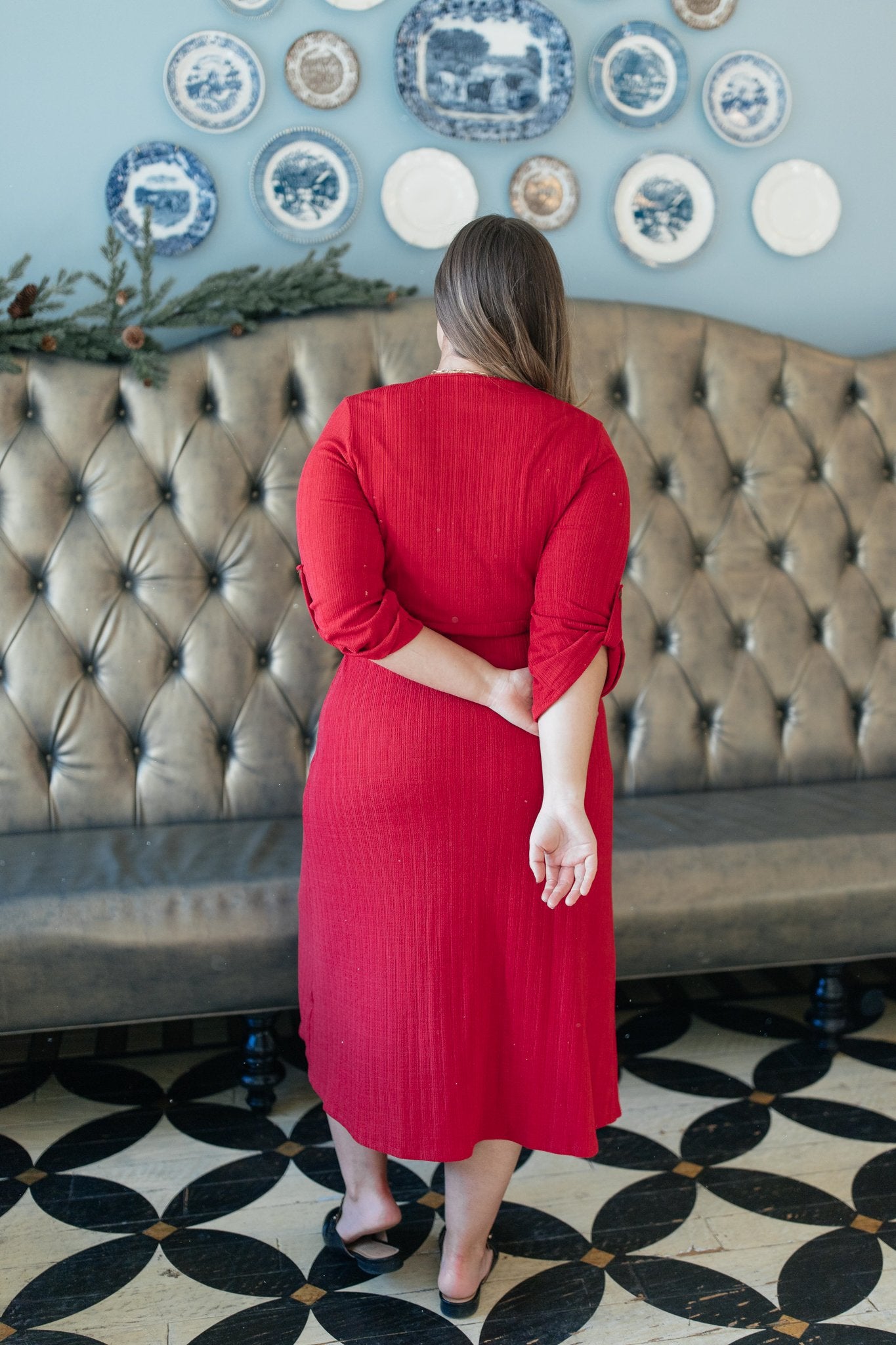 Reckless Abandon Dress In Red