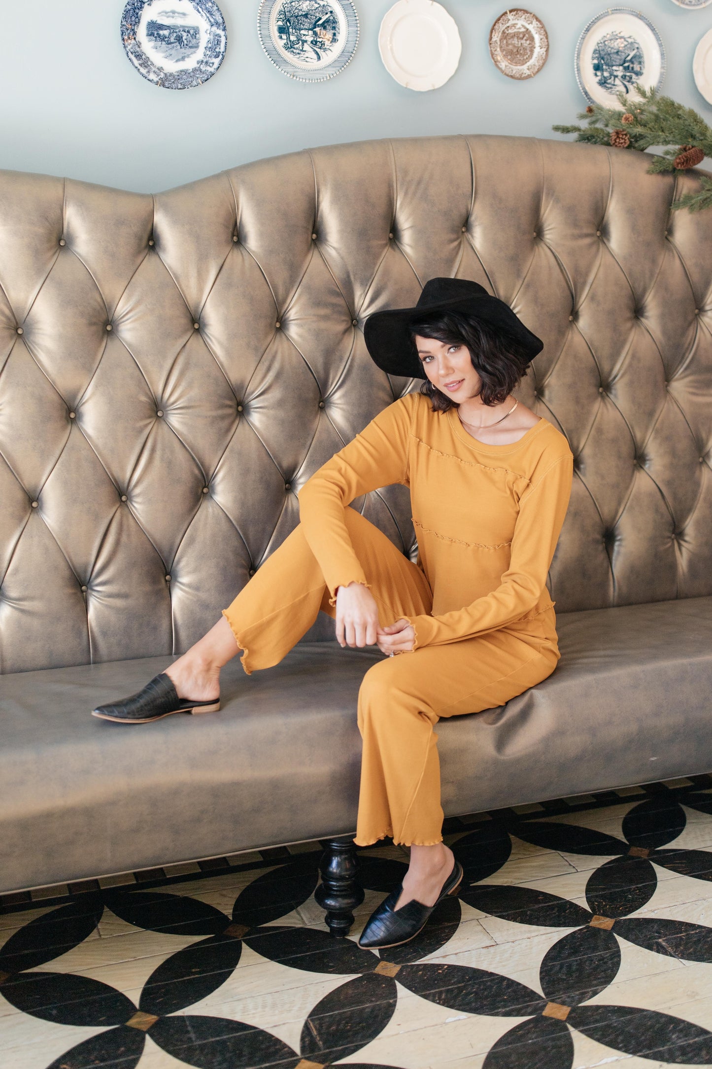 Ruffly Daffodil Top