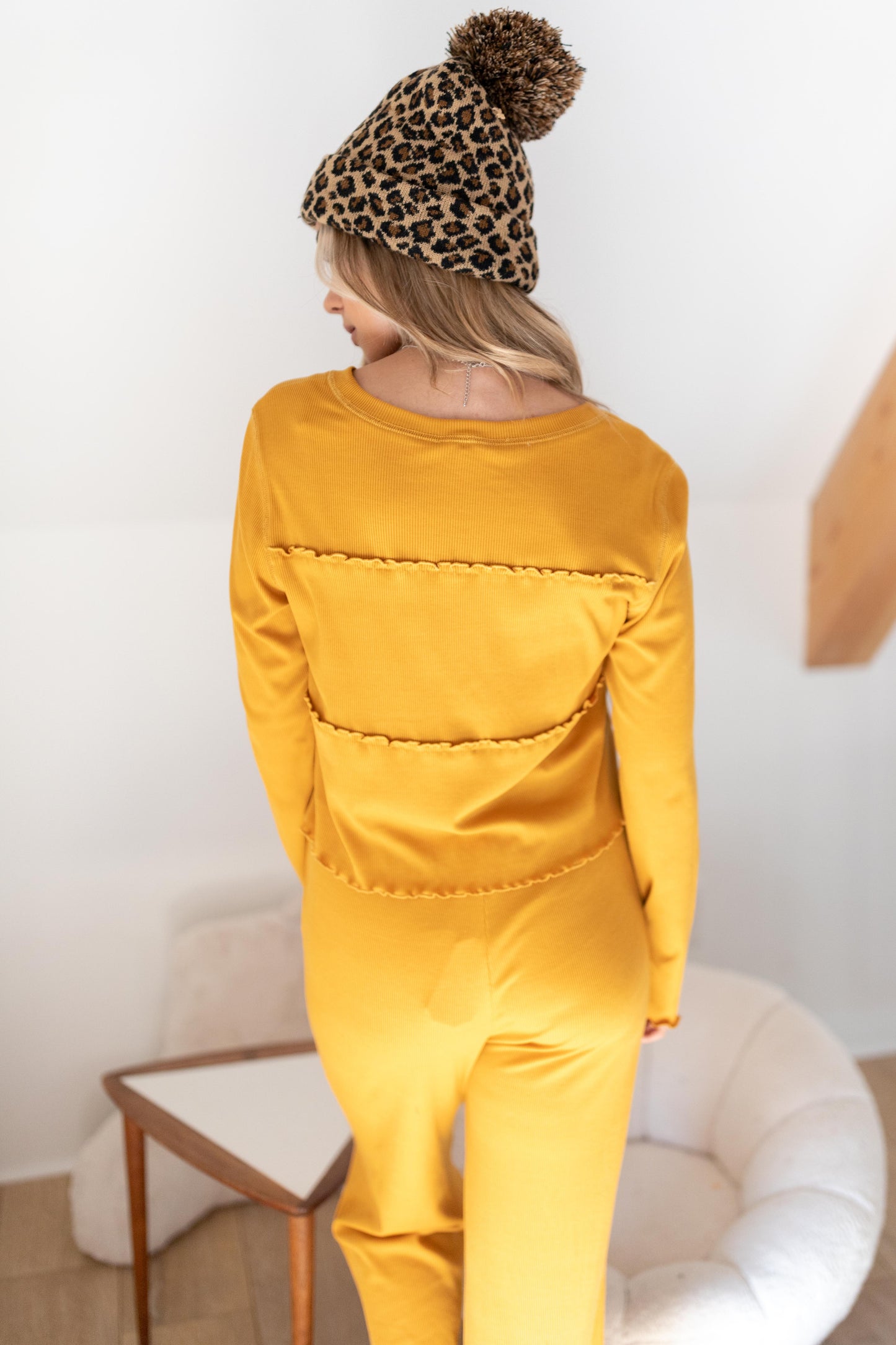 Ruffly Daffodil Top