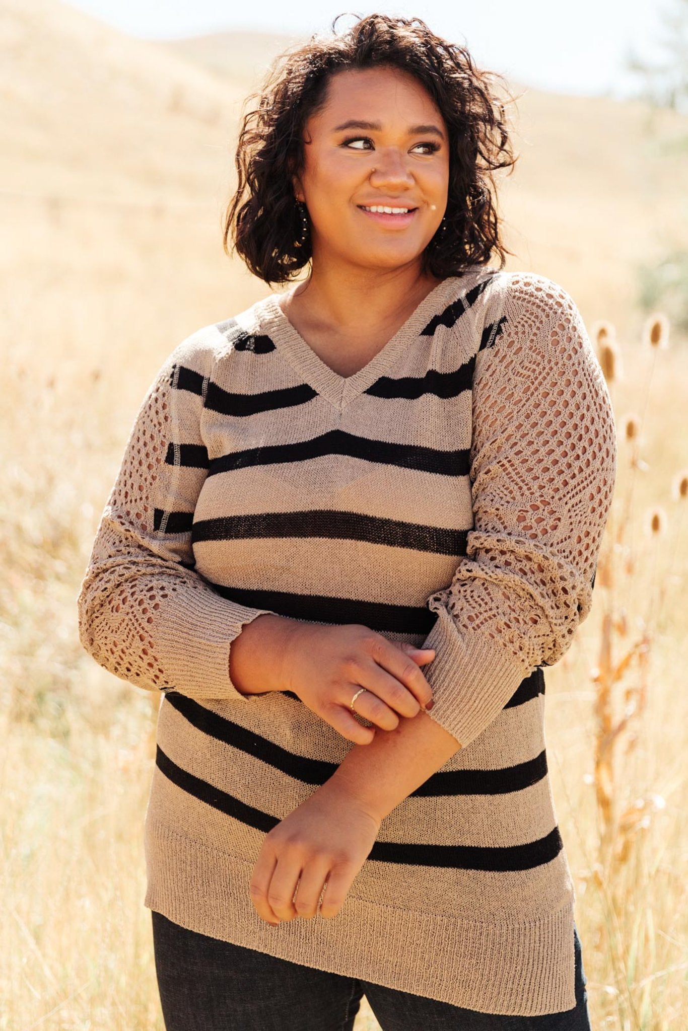 Safe And Sound Striped Top