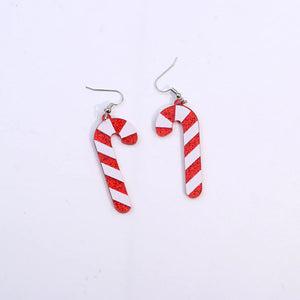 Hanging Candy Cane Earrings