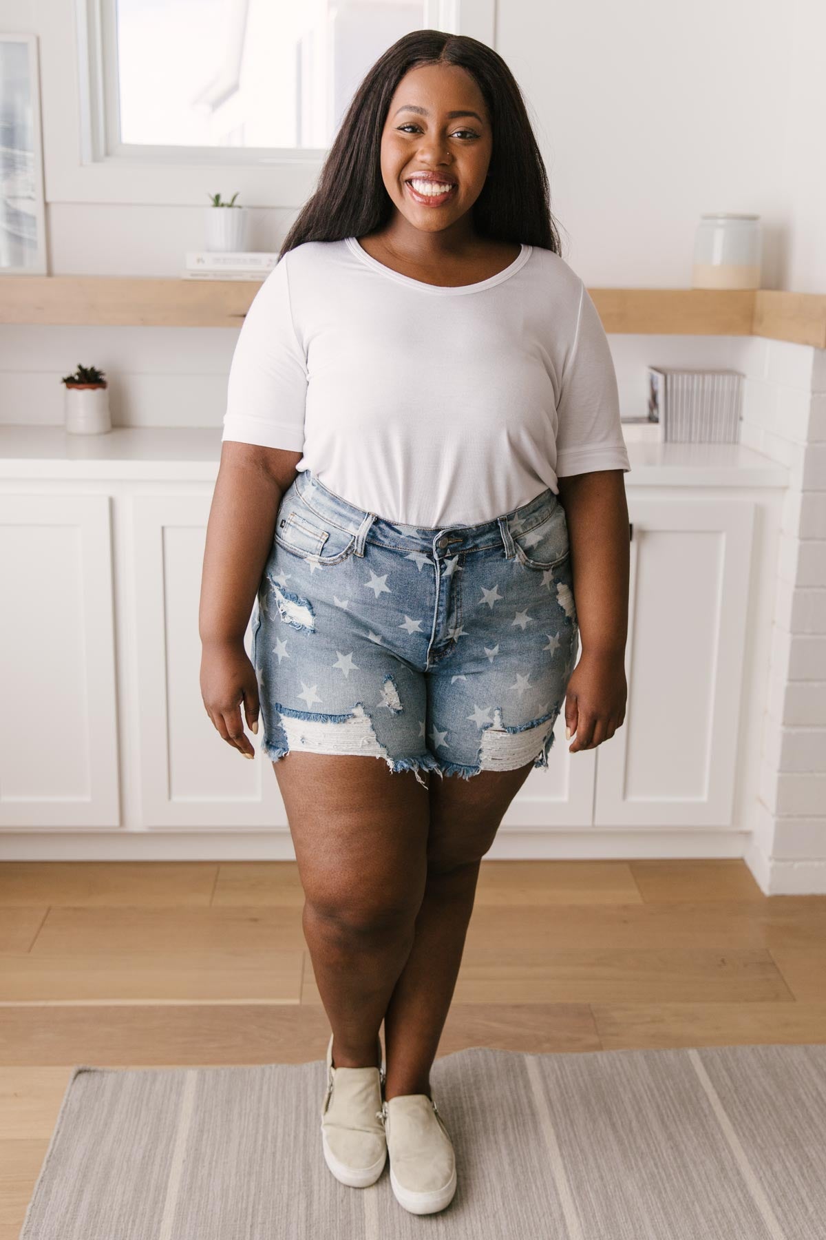 Star Power Cutoff Shorts