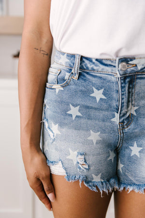 Star Power Cutoff Shorts