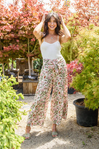 Starting To Bloom Pants In Ivory