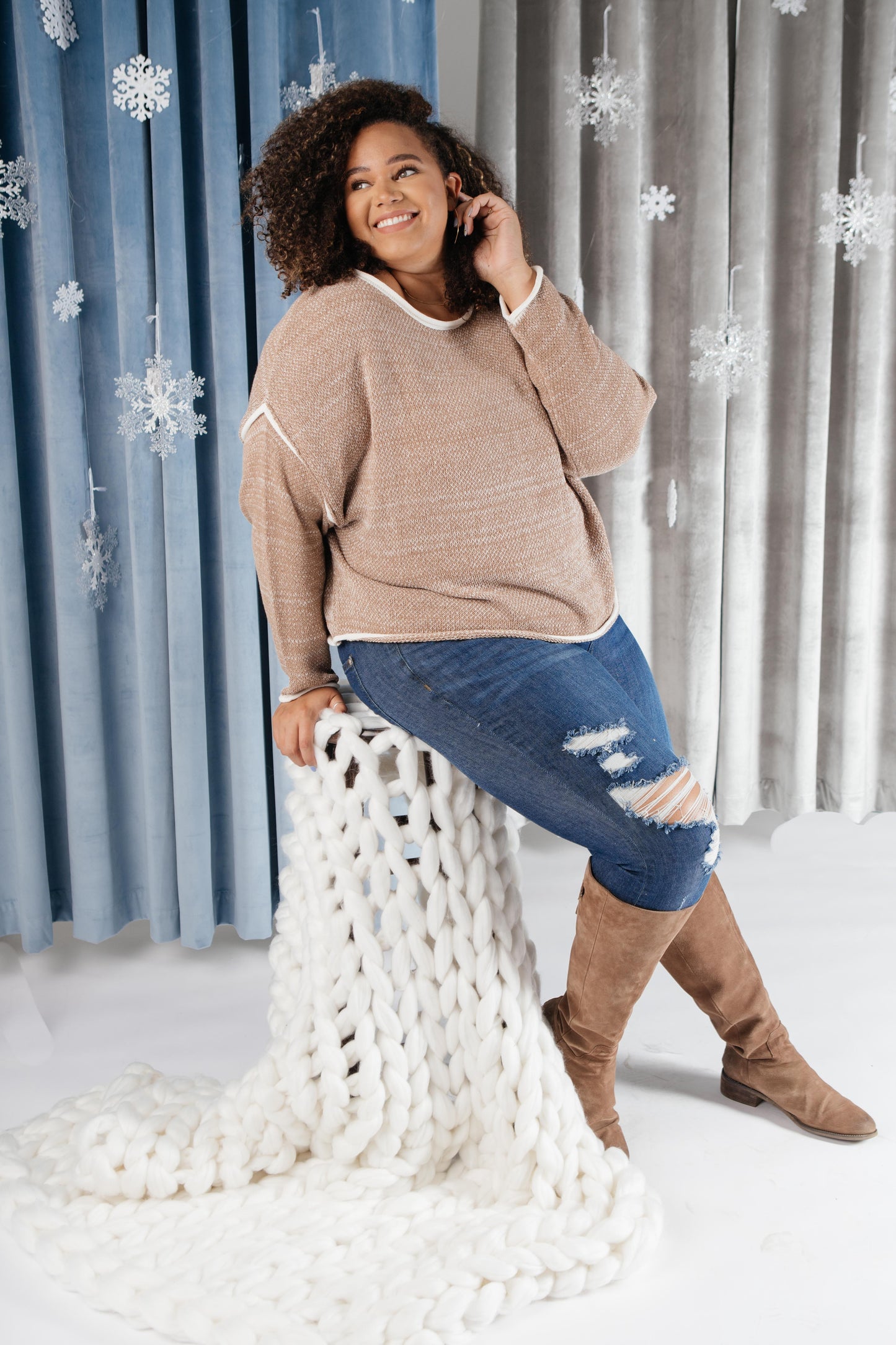 Stitching Elements Sweater