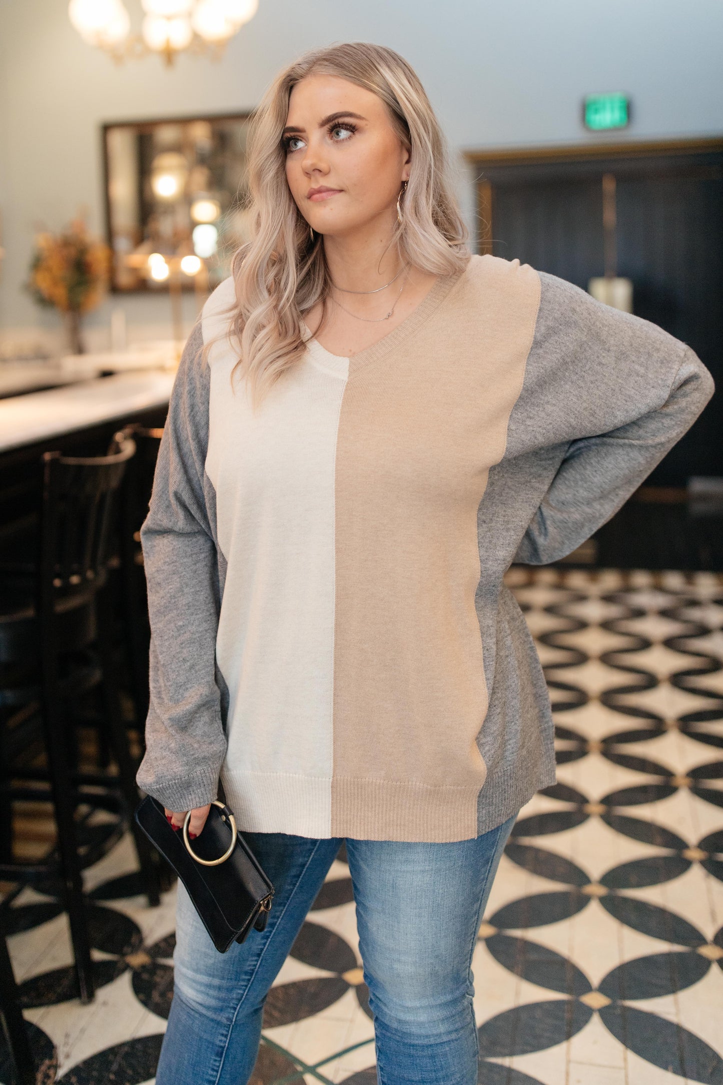Striped Studious Sweater