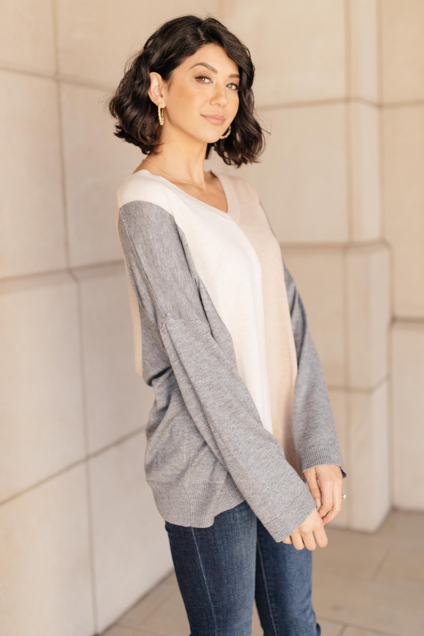 Striped Studious Sweater