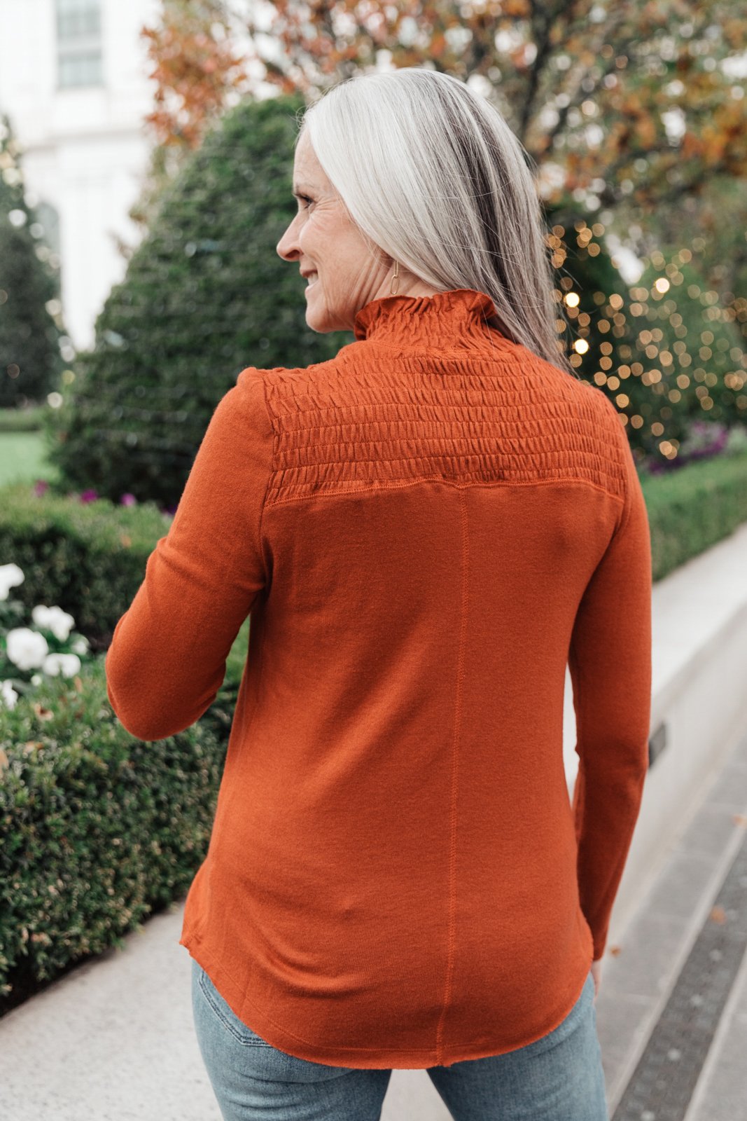 Stylin Girl Turtleneck in Rust