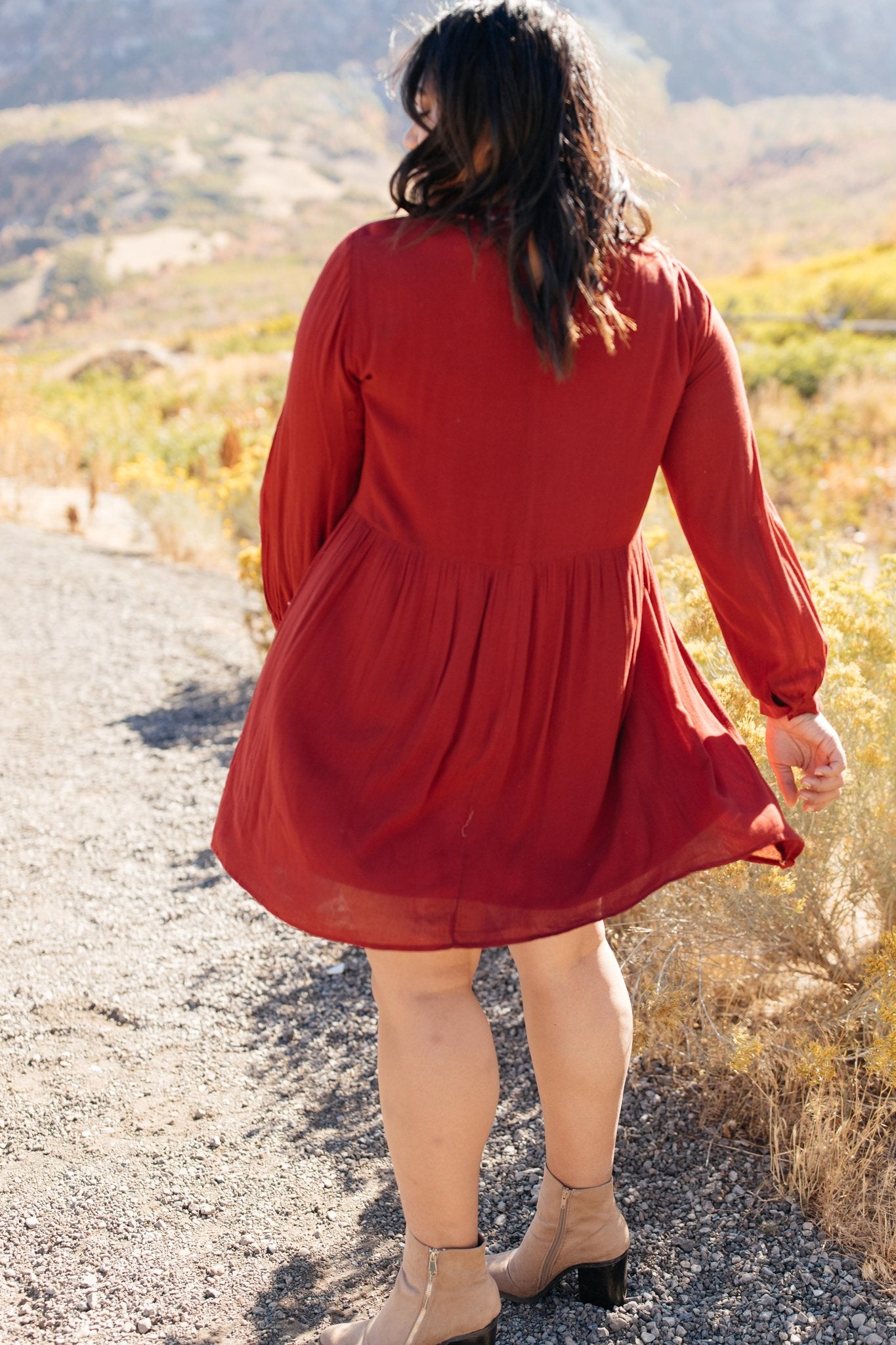 The Fall Embroidery Dress