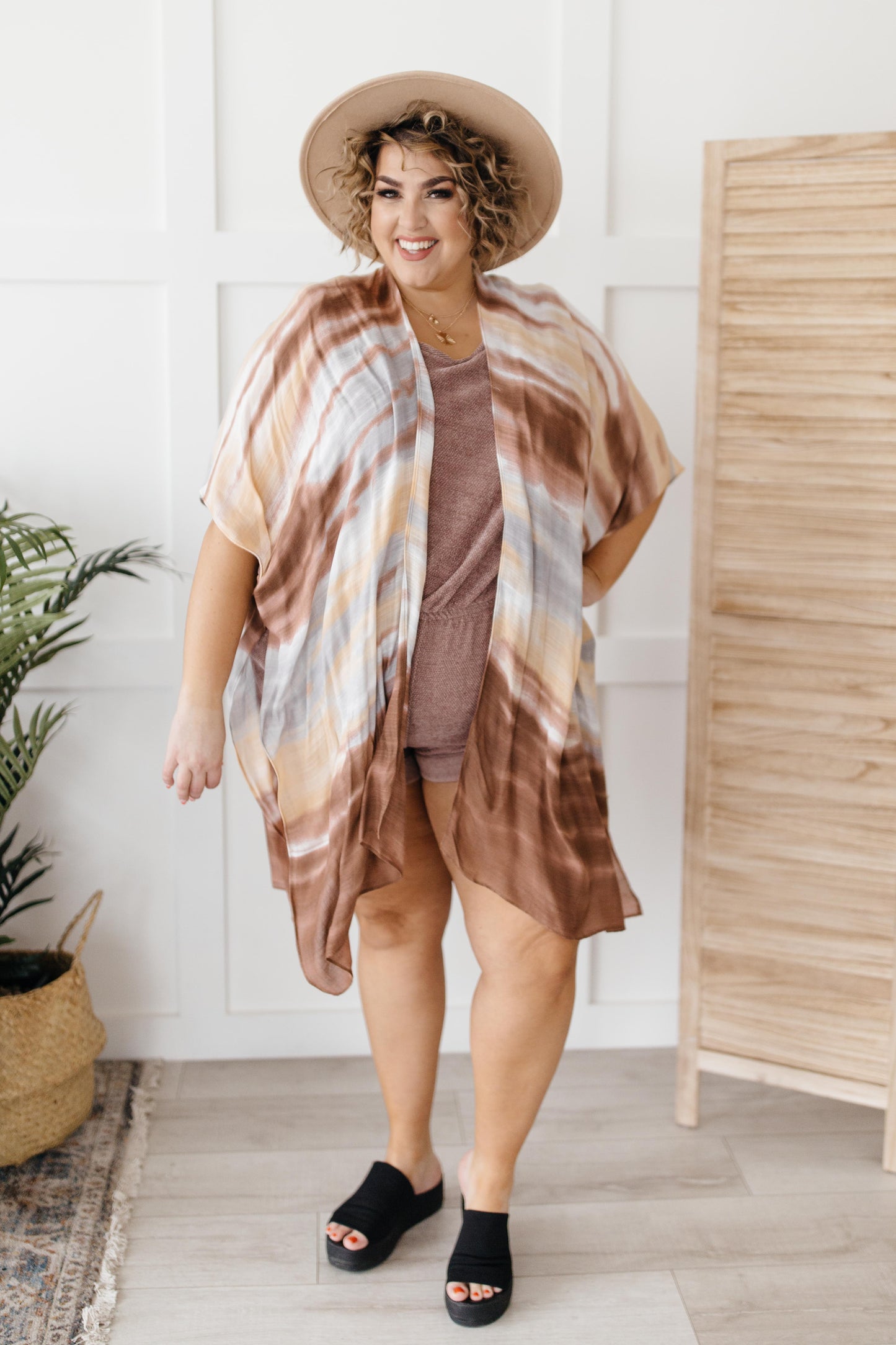 The Go To Romper in Dusty Mauve