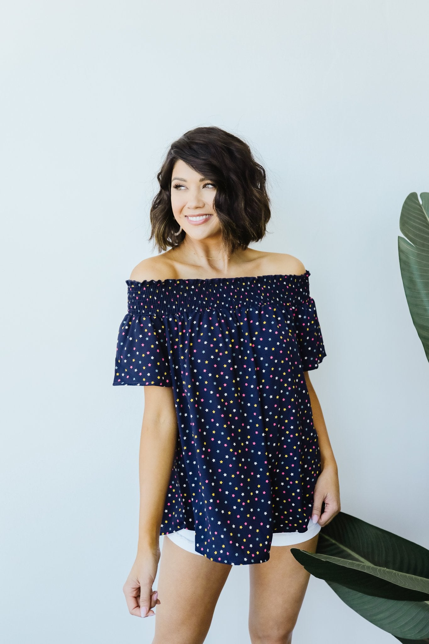 Tiny Twinkling Top In Navy