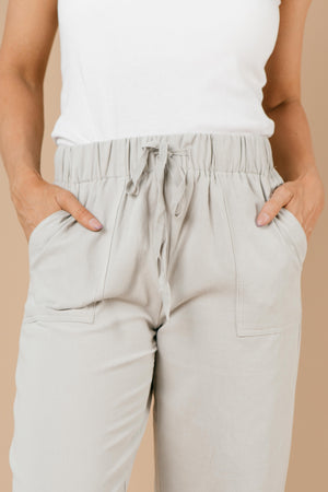 Transitions Cropped Pants In Gray