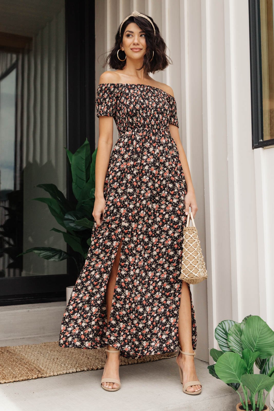 Tuscan Dreams Dress in Navy