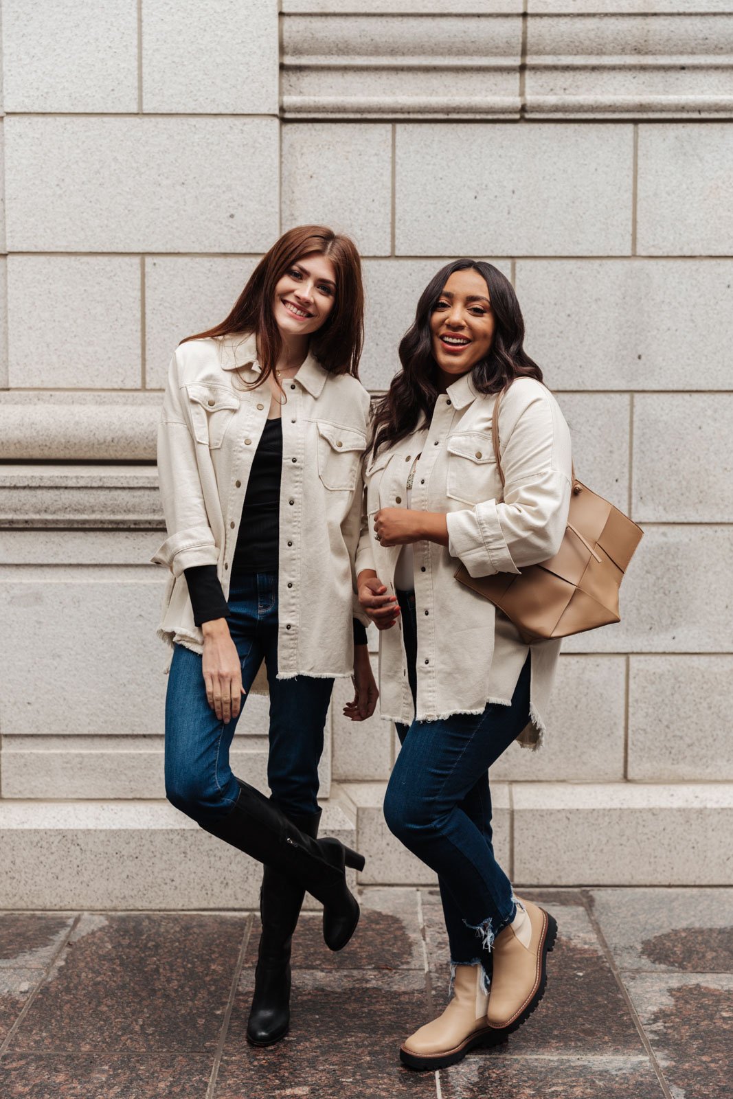 Western Calling Shacket in Oatmeal