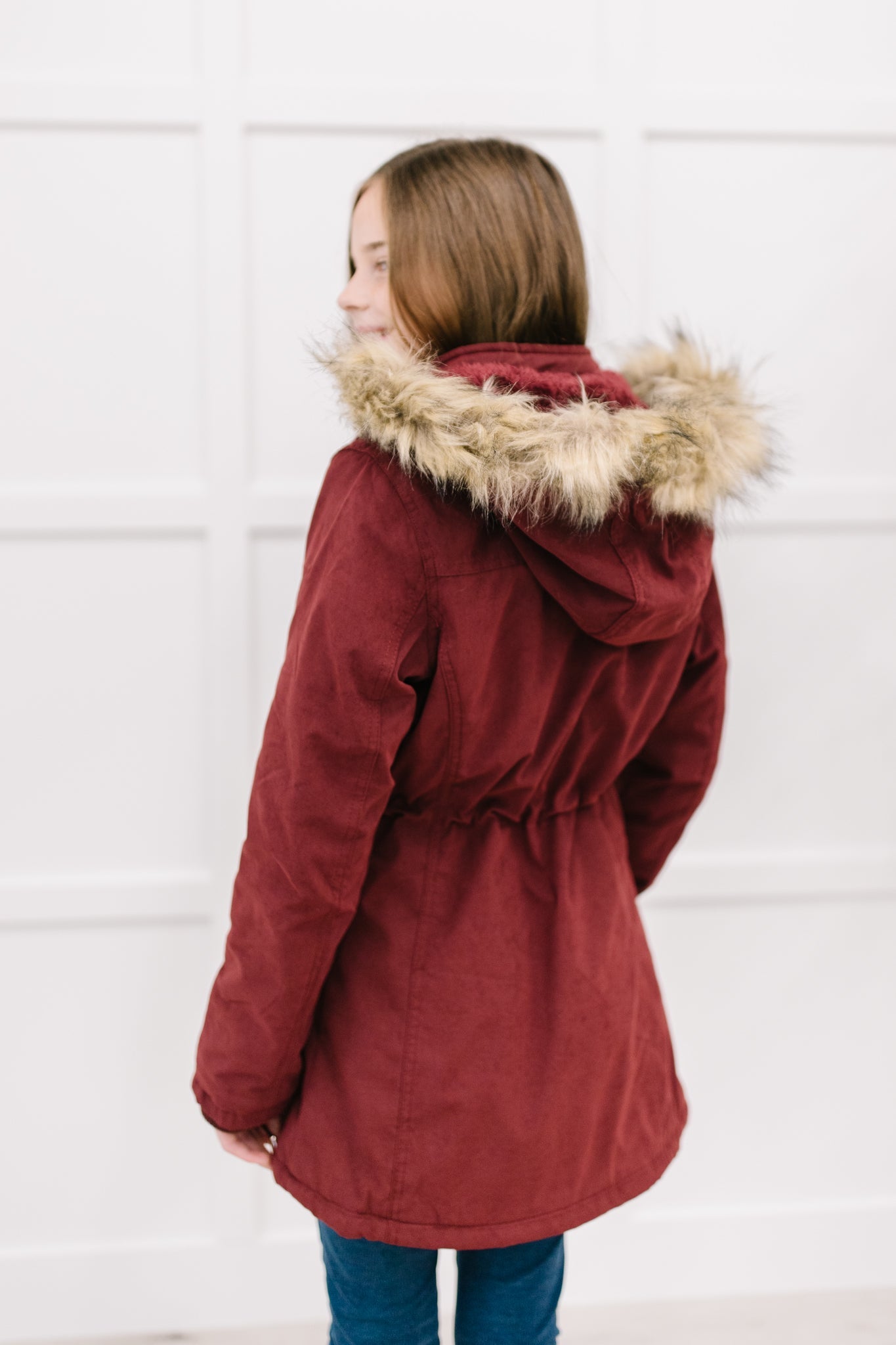 DOORBUSTER Winter Warm Coat in Wine