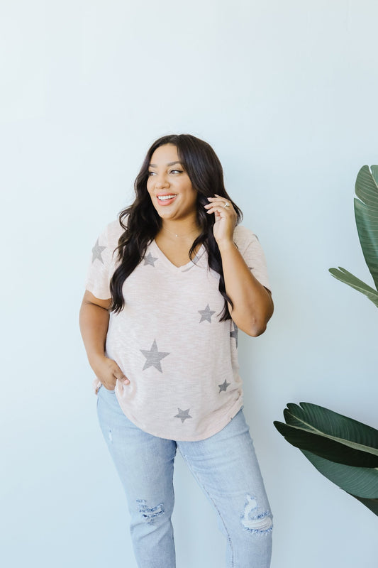 Wish Upon A Star Top In Blush