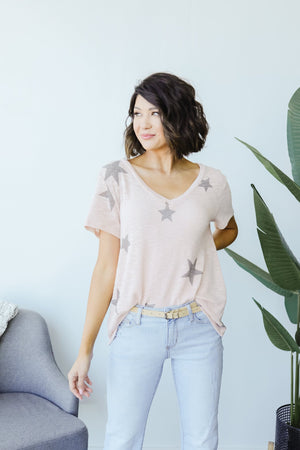 Wish Upon A Star Top In Blush