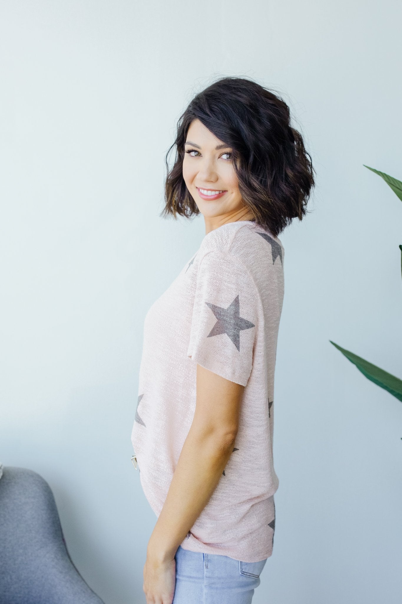Wish Upon A Star Top In Blush