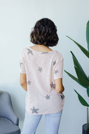Wish Upon A Star Top In Blush