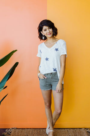 Wish Upon A Star Top In White