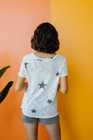 Wish Upon A Star Top In White