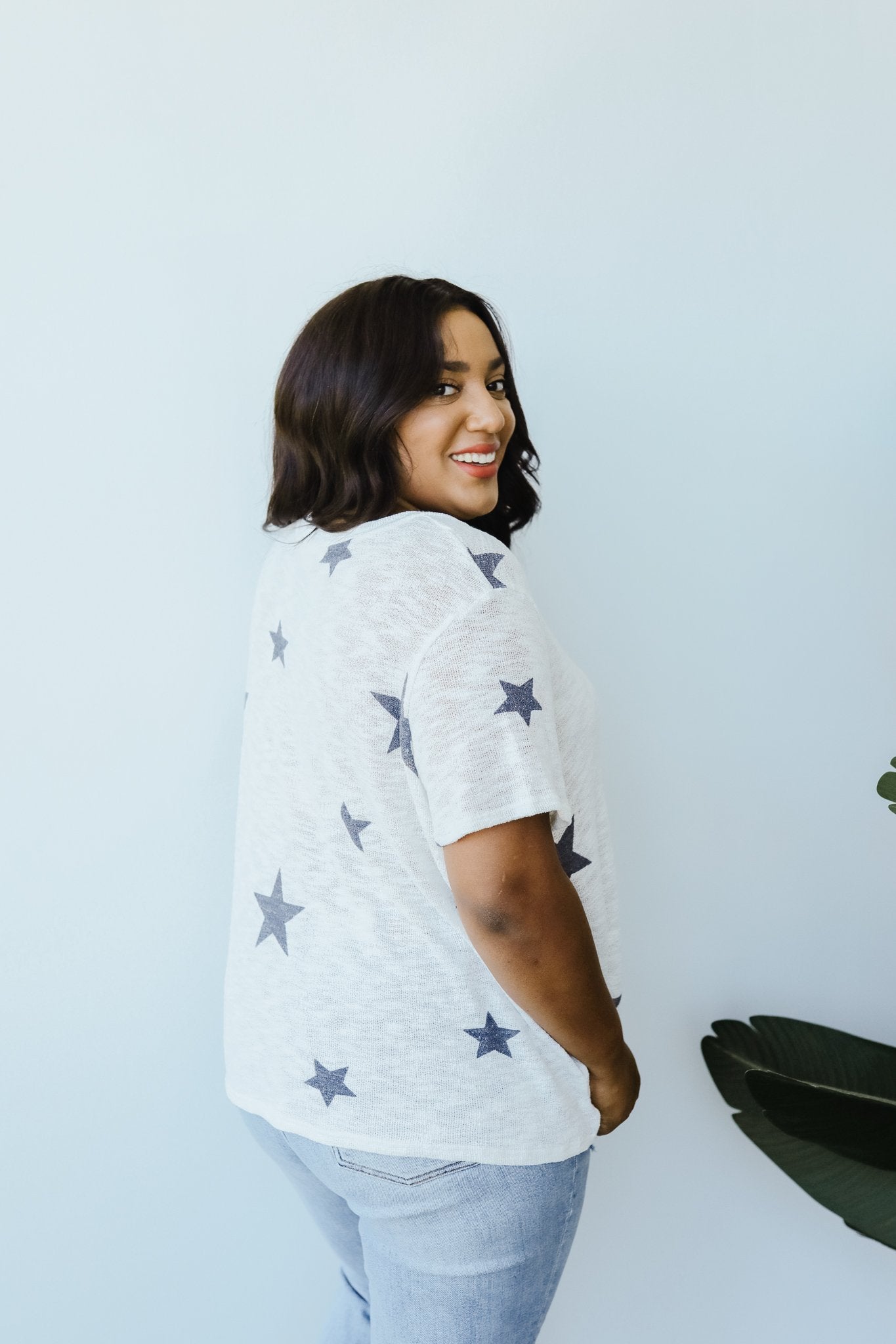 Wish Upon A Star Top In White