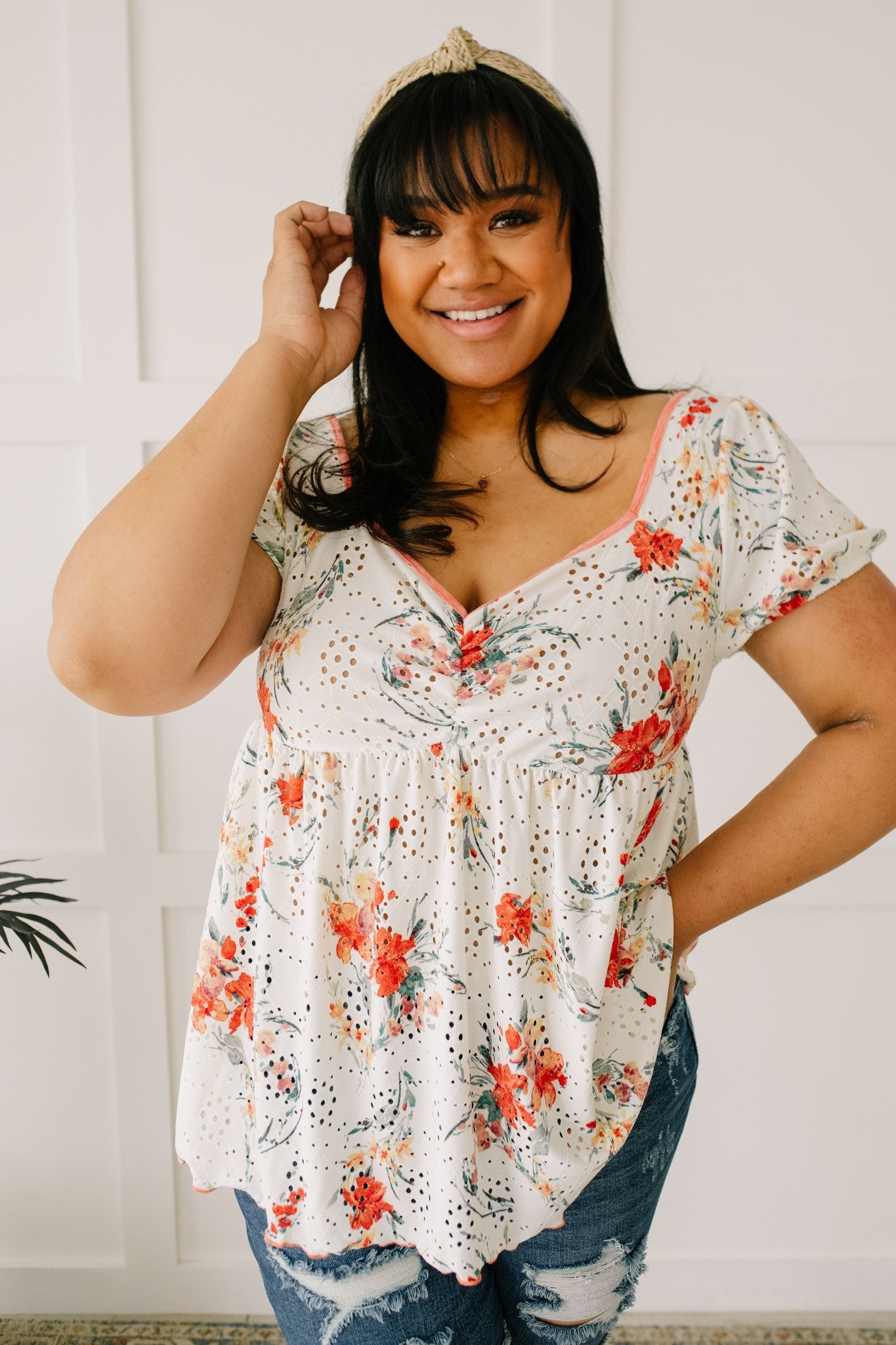 You're A Sweetheart Floral Top
