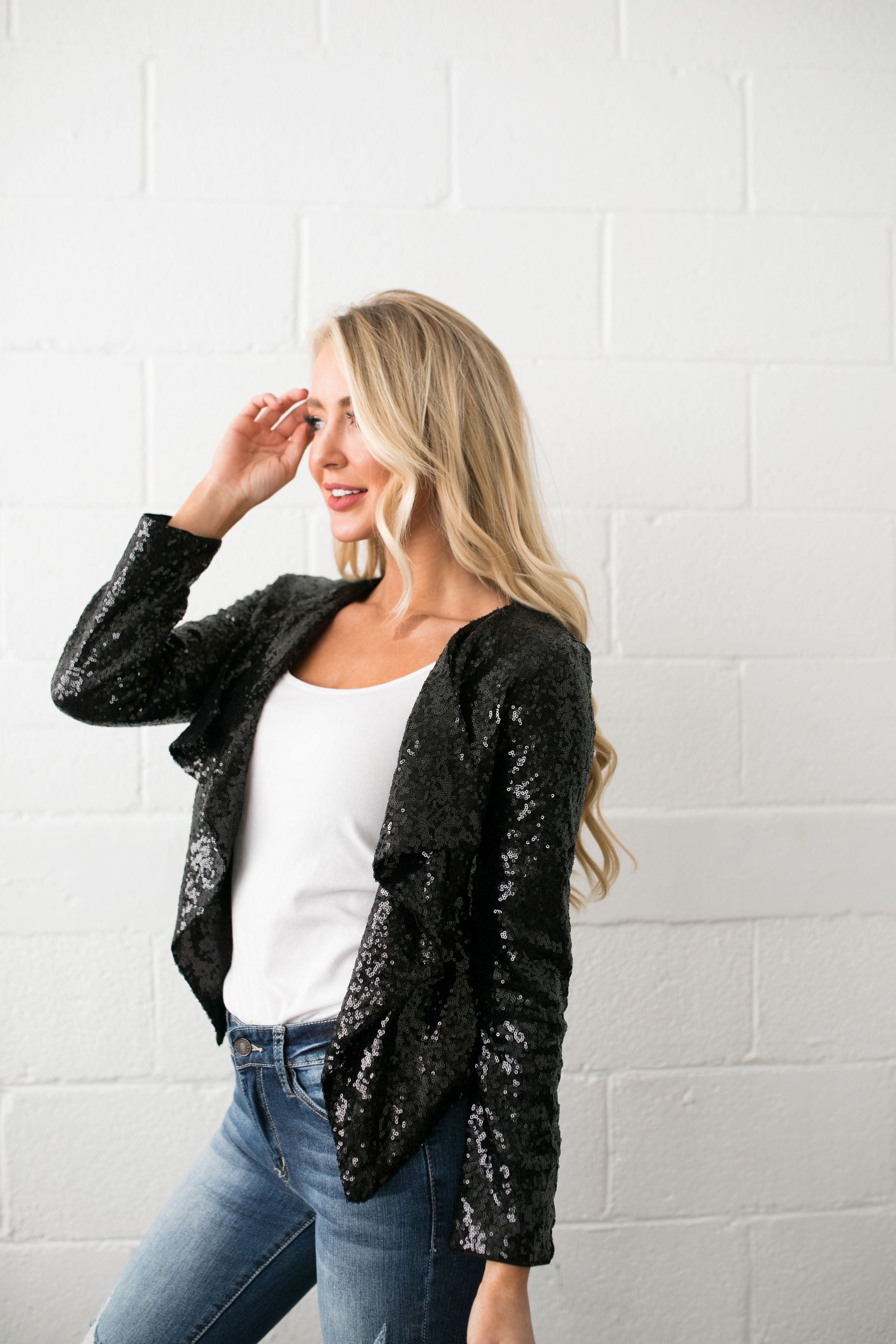 Auld Lang Syne Sequined Blazer - ALL SALES FINAL